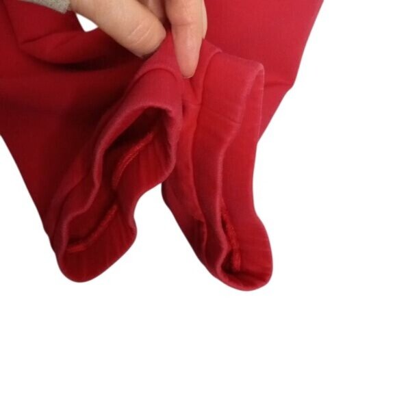 Armani Exchange Size L Pants Joggers Flaw Red Athletic Sweats Pockets Leisure - Picture 5 of 11